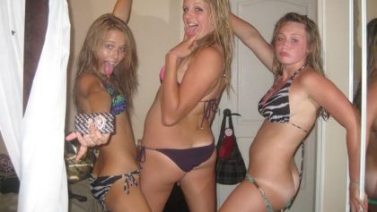 Amateurs borrachas desnudas
